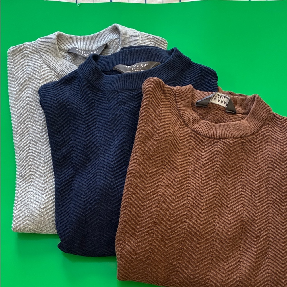 Primark - MEN’S LIGHT CHEVRON SWEATERS (3) - What U C Is What U Get.